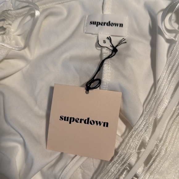 Superdown White Long Sleeve Bodycon Dress - Picture 5 of 5